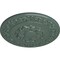 Ekena Millwork Sydney Ceiling Medallion (Fits Canopies up to 5 3/4"), Hand-Painted Cloud Burst, 27 3/4"OD x 2"P CM27SYCBF - alternate 3